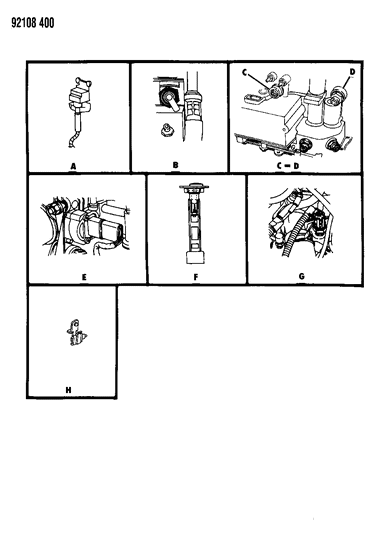 1992 Dodge Shadow Sensors Diagram