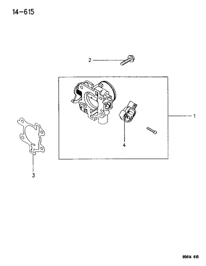 1995 Dodge Avenger Throttle Body Diagram 1