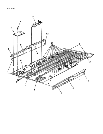 1984 Dodge Caravan Floor Pan Diagram