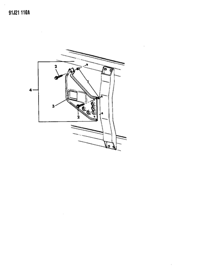 1993 Jeep Grand Wagoneer Skid Plate Diagram