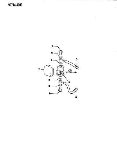 1992 Dodge Colt Fuel Filter Diagram 2