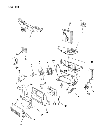 1986 Dodge Charger Heater Unit Diagram