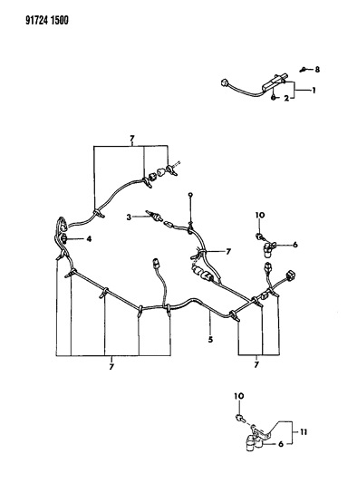 1991 Dodge Ram 50 Wiring Harness Diagram