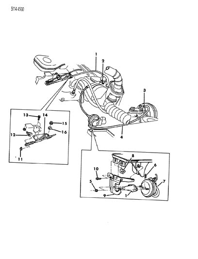 1985 Chrysler LeBaron Speed Control - Electro Mechanical Diagram 2