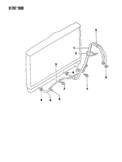 1991 Dodge Stealth Oil Cooler Lines Diagram