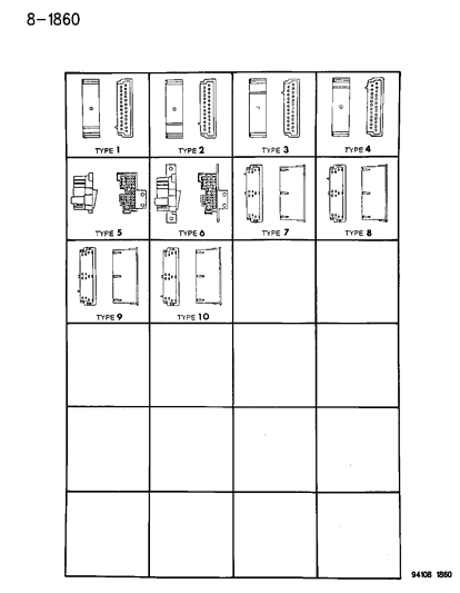 1994 Chrysler Town & Country Insulators 25 Way Diagram