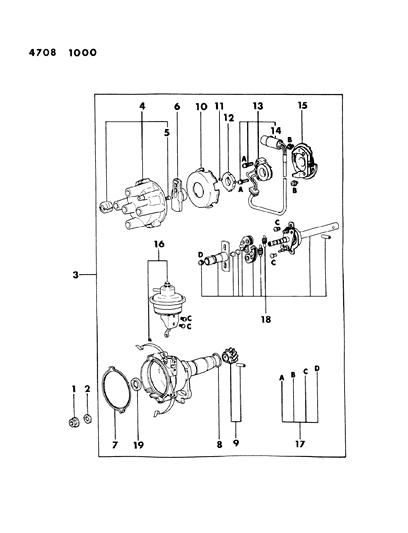 1984 Dodge Colt Distributor Diagram 2