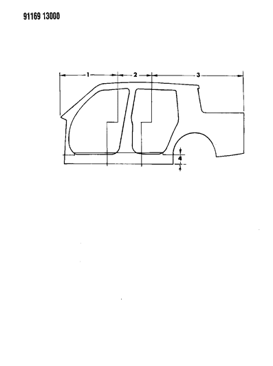 1991 Chrysler Imperial Aperture Panel Diagram