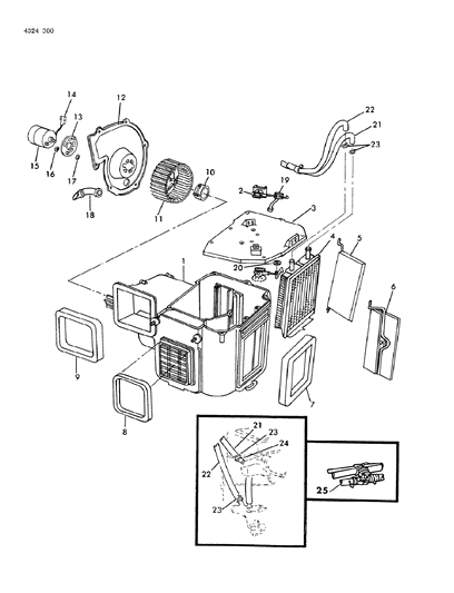 1984 Dodge Ram Wagon Heater Unit Diagram