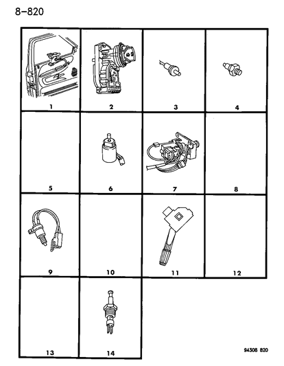 1994 Dodge Ram 1500 Switches Diagram