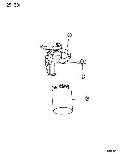 1995 Dodge Neon Vapor Canister Diagram 2