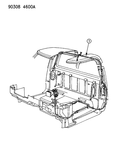 1990 Dodge D350 Wiring - Body & Accessories Diagram