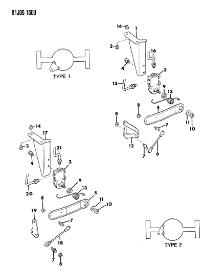 1986 Jeep Comanche Height Sensing Valve Diagram