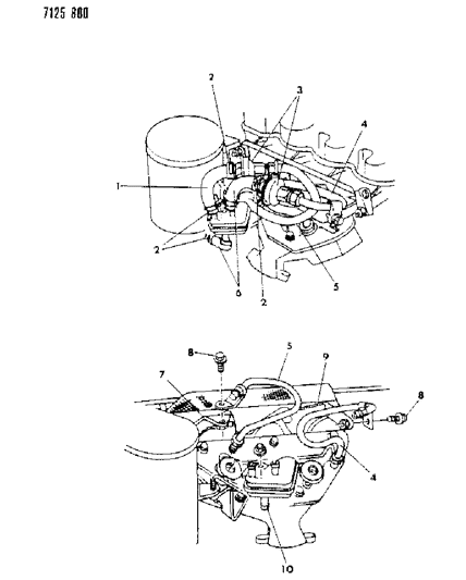 1987 Dodge Grand Caravan Aspirator Diagram 2