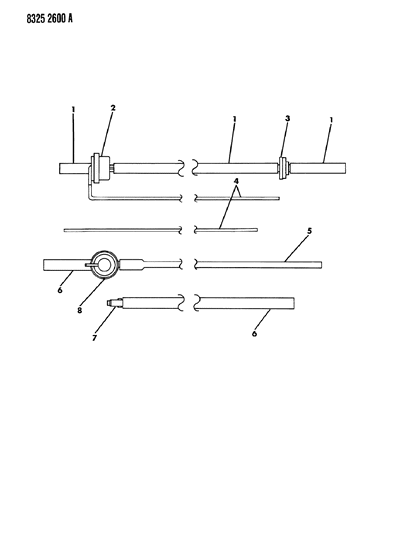 1988 Dodge Dakota Vapor Canister Hose Harness Diagram