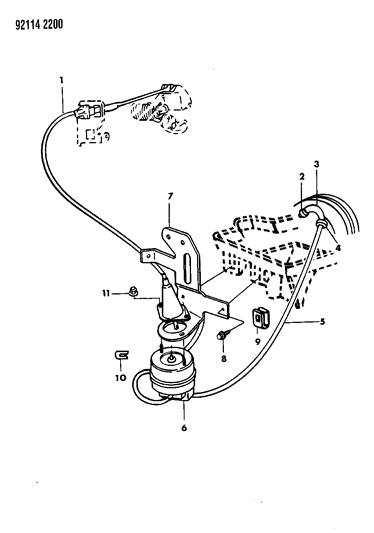 1992 Dodge Grand Caravan Speed Control Diagram 2