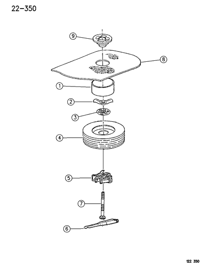 1996 Dodge Stratus Jack Stowage Diagram