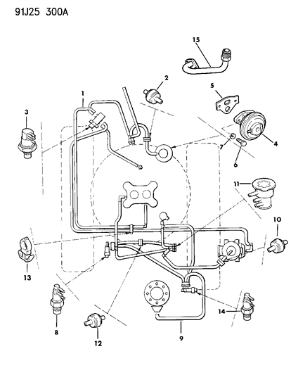 1993 Jeep Grand Cherokee EGR System Diagram