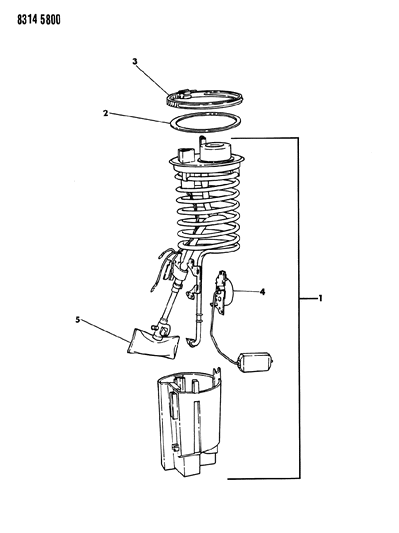 1989 Dodge D150 Fuel Tank Sending Unit Diagram 2