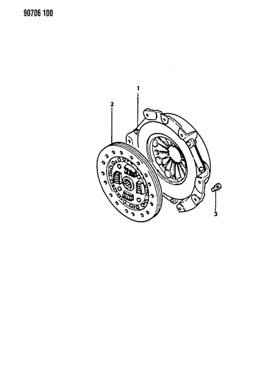 1990 Dodge Ram 50 Clutch Diagram