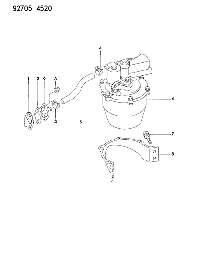 1992 Dodge Ram 50 Modulator Diagram