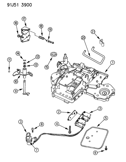 1993 Jeep Grand Wagoneer Valve Body Diagram 2