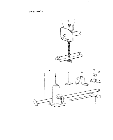 1985 Dodge Ram 50 Spare Tire Carrier Diagram