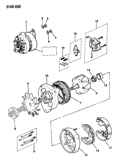 1985 Jeep Cherokee Alternator Diagram 2