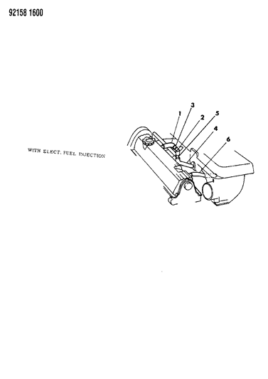 1992 Dodge Shadow Crankcase Ventilation Diagram 1