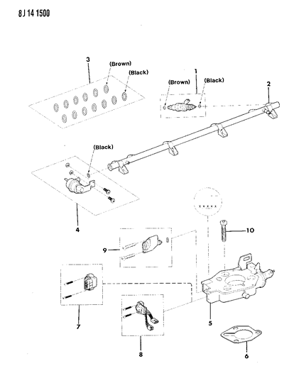 1987 Jeep Cherokee Fuel Injection System Diagram 1