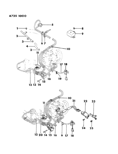 1984 Dodge Ram 50 EGR System Diagram 2