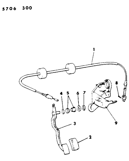 1985 Dodge Colt Clutch Pedal Diagram