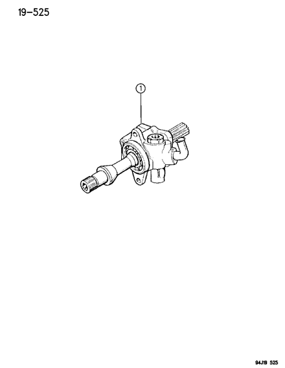 1995 Jeep Cherokee Power Steering Pump Diagram 1