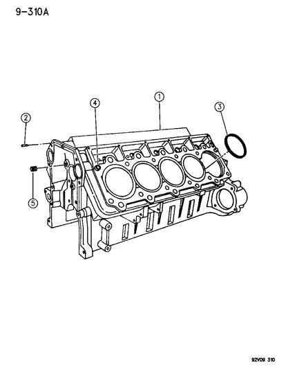 1995 Dodge Viper Cylinder Block Diagram