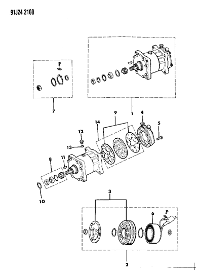 1993 Jeep Wrangler Compressor Diagram