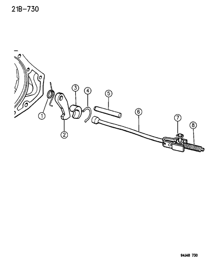 1995 Jeep Wrangler Parking Sprag Diagram 2