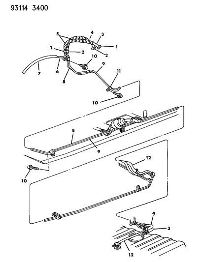 1993 Dodge Caravan Fuel Lines Diagram