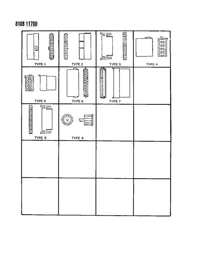 1988 Chrysler Town & Country Insulators 10 & 11 Way Diagram