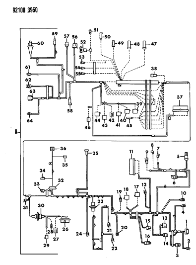 1992 Dodge Spirit Wiring - Headlamp To Dash Diagram