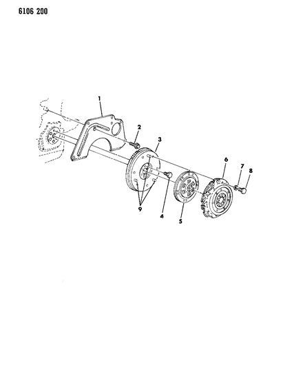 1986 Chrysler LeBaron Base Clutch Diagram
