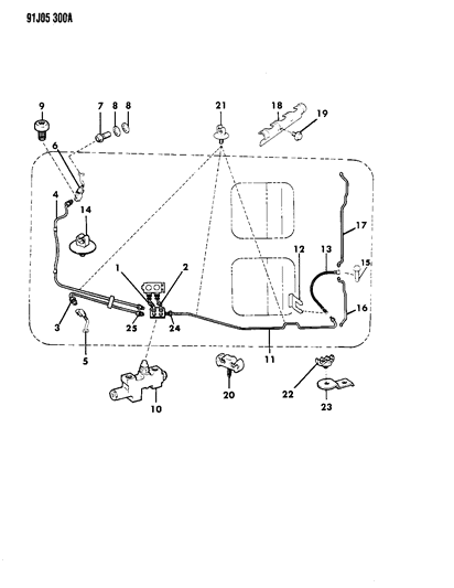 1993 Jeep Wrangler Screw-Pan Head Diagram for 34201670