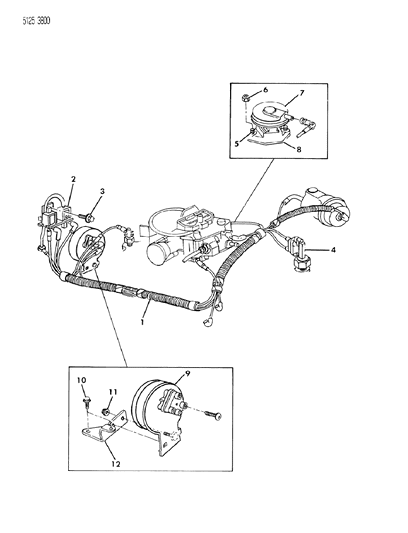 1985 Dodge Diplomat EGR System Diagram 6