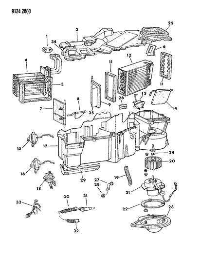 1989 Chrysler Fifth Avenue Term-Ground OB1316-1 Diagram for 4124083