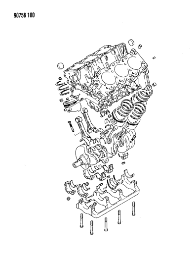 1990 Dodge Ram 50 Short Engine Diagram 2