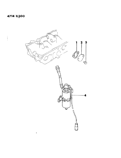1984 Chrysler Conquest Fuel Pump Diagram