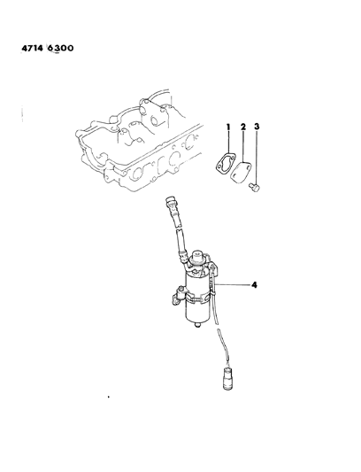 1984 Dodge Conquest Fuel Pump Diagram