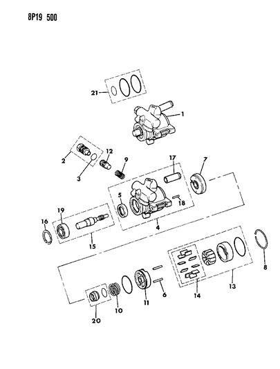 1990 Dodge Monaco Power Steering Pump Diagram 1