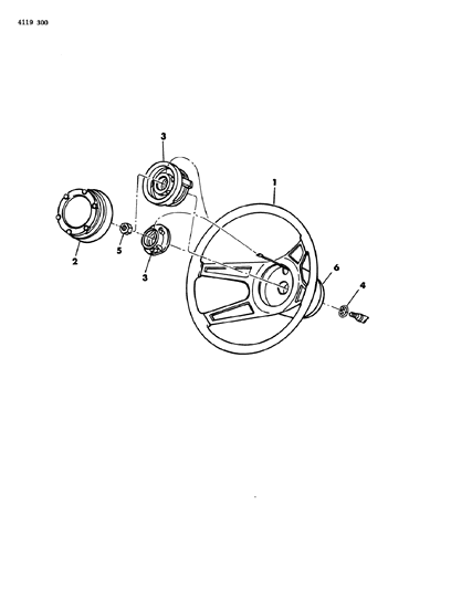 1984 Dodge Daytona Steering Wheel Diagram 2