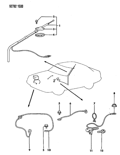 1993 Dodge Colt Antenna Diagram 2