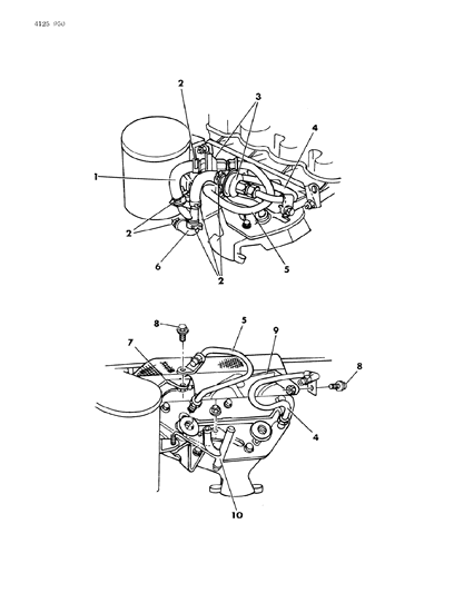 1984 Dodge Caravan Aspirator Diagram 2